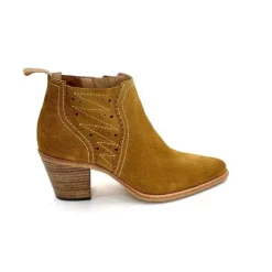 Féminin|Bottines<Muratti Bottines Eté S1382a Ropars Daim Whisky Camel