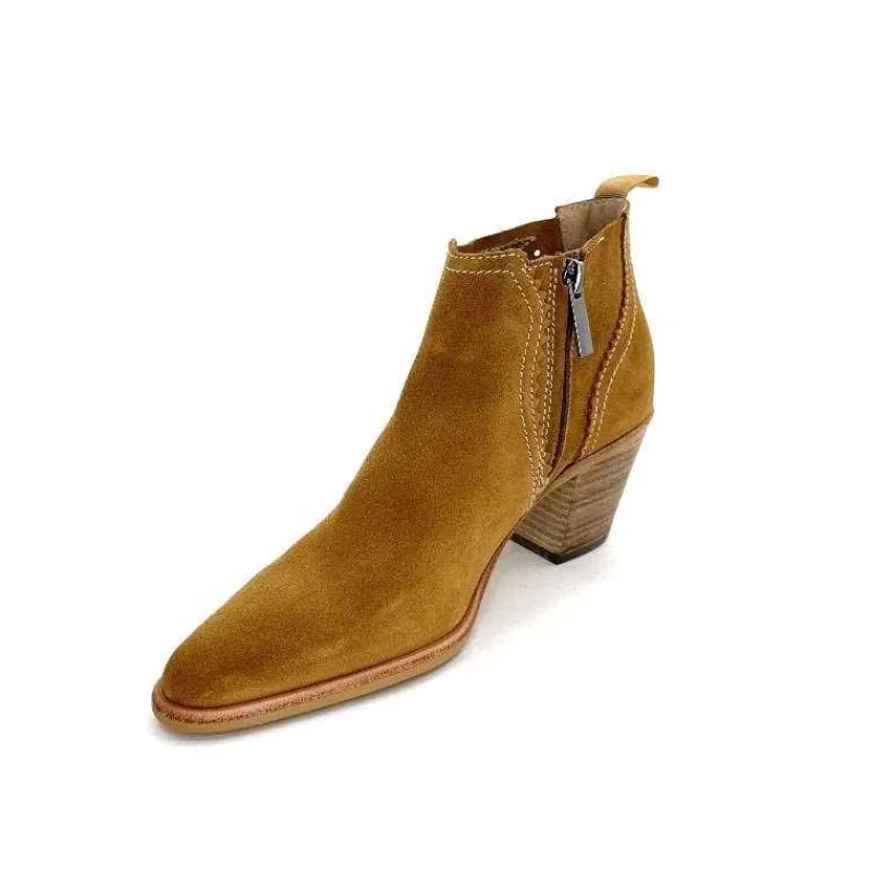 Féminin|Bottines<Muratti Bottines Eté S1382a Ropars Daim Whisky Camel