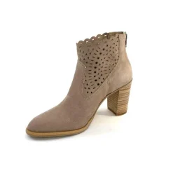 Fantaisie|Bottines Eté<Myma Bottines Eté 7750 Chèvre Velour Taupe