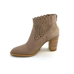Fantaisie|Bottines Eté<Myma Bottines Eté 7750 Chèvre Velour Taupe