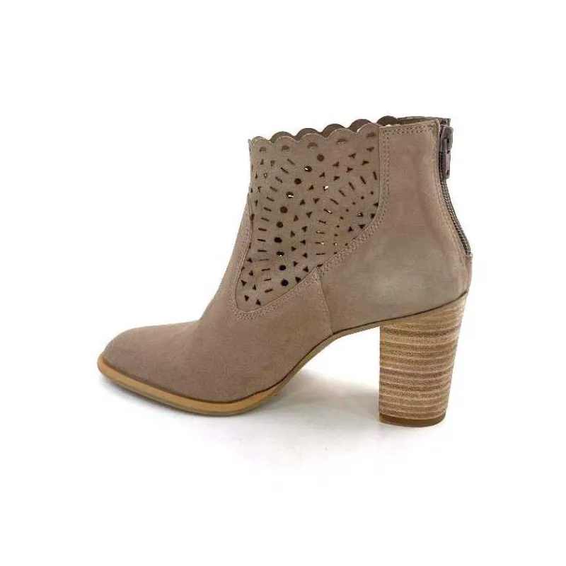 Fantaisie|Bottines Eté<Myma Bottines Eté 7750 Chèvre Velour Taupe