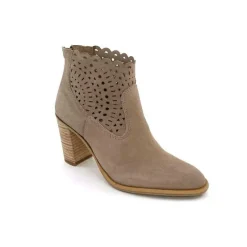 Fantaisie|Bottines Eté<Myma Bottines Eté 7750 Chèvre Velour Taupe