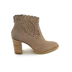 Fantaisie|Bottines Eté<Myma Bottines Eté 7750 Chèvre Velour Taupe