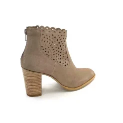 Fantaisie|Bottines Eté<Myma Bottines Eté 7750 Chèvre Velour Taupe