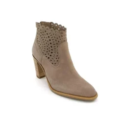 Fantaisie|Bottines Eté<Myma Bottines Eté 7750 Chèvre Velour Taupe