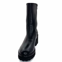 Basic|Bottines<marcha / m.moustafa Bottines Fourrées à Talons Ivoire Evs 2963 Cuir Noir