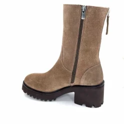 Basic|Bottines<marcha / m.moustafa Bottines Fourrées à Talons Ivoire Evs 2963 Daim Vison Taupe