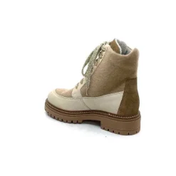 Neige|Fourrées<Elena Bottines Fourrées 37339 Cuir Crème Beige