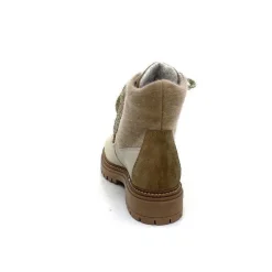 Neige|Fourrées<Elena Bottines Fourrées 37339 Cuir Crème Beige