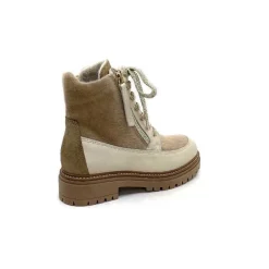 Neige|Fourrées<Elena Bottines Fourrées 37339 Cuir Crème Beige