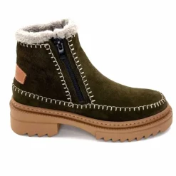 Neige|Montagne<gemilli sarl - hooper Bottines Fourrées Hooper Melen Daim Kaki