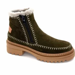 Neige|Montagne<gemilli sarl - hooper Bottines Fourrées Hooper Melen Daim Kaki