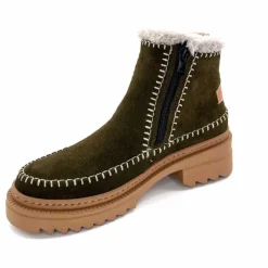 Neige|Montagne<gemilli sarl - hooper Bottines Fourrées Hooper Melen Daim Kaki