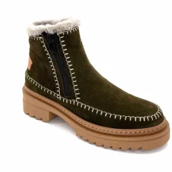 Neige|Montagne<gemilli sarl - hooper Bottines Fourrées Hooper Melen Daim Kaki