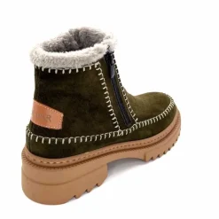 Neige|Montagne<gemilli sarl - hooper Bottines Fourrées Hooper Melen Daim Kaki