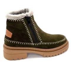 Neige|Montagne<gemilli sarl - hooper Bottines Fourrées Hooper Melen Daim Kaki