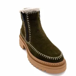 Neige|Montagne<gemilli sarl - hooper Bottines Fourrées Hooper Melen Daim Kaki