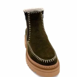 Neige|Montagne<gemilli sarl - hooper Bottines Fourrées Hooper Melen Daim Kaki