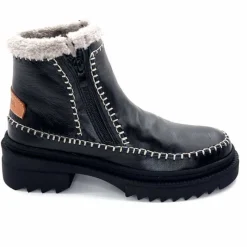 Neige|Montagne<gemilli sarl - hooper Bottines Fourrées Hooper Melen Cuir Noir