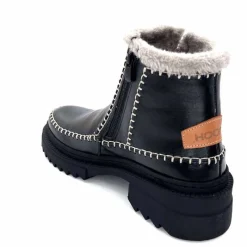Neige|Montagne<gemilli sarl - hooper Bottines Fourrées Hooper Melen Cuir Noir