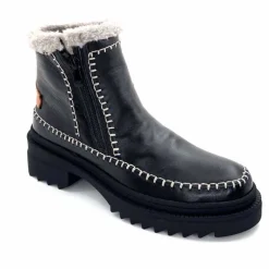 Neige|Montagne<gemilli sarl - hooper Bottines Fourrées Hooper Melen Cuir Noir