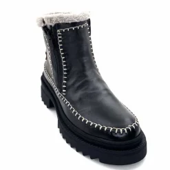 Neige|Montagne<gemilli sarl - hooper Bottines Fourrées Hooper Melen Cuir Noir