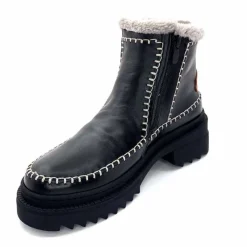 Neige|Montagne<gemilli sarl - hooper Bottines Fourrées Hooper Melen Cuir Noir