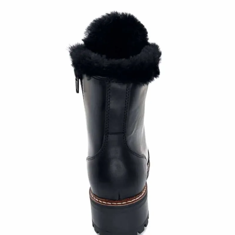 Fourrées|Bottines<gemilli sarl - hooper Bottines Fourrées Hooper Shoes Albe Cuir Noir