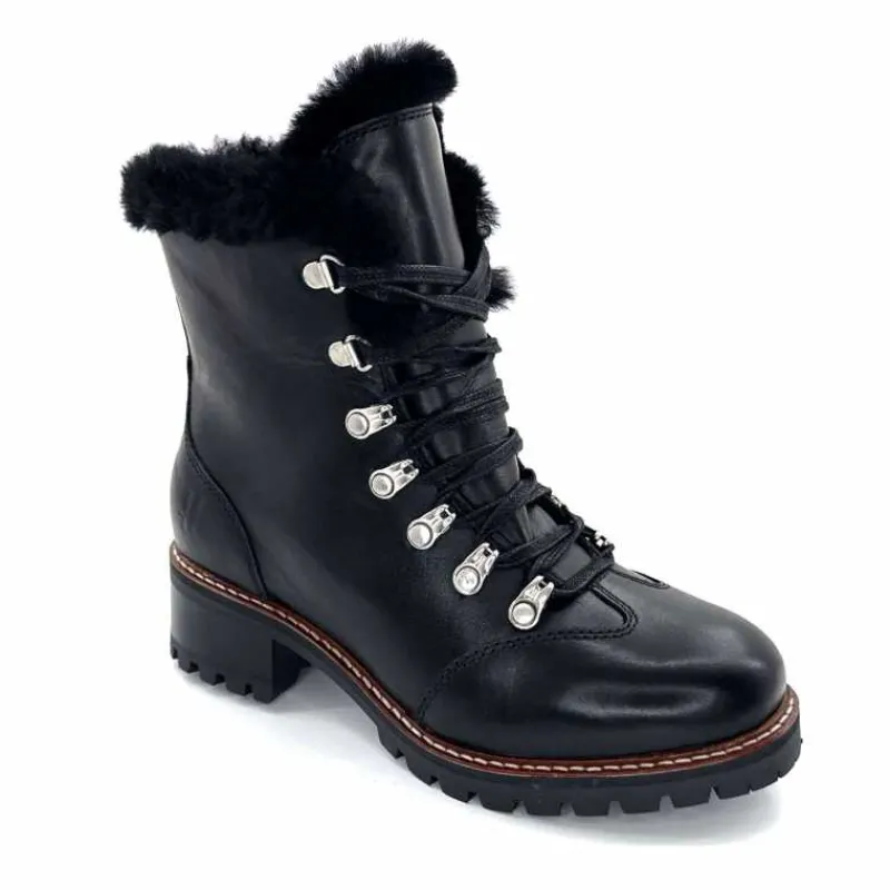 Fourrées|Bottines<gemilli sarl - hooper Bottines Fourrées Hooper Shoes Albe Cuir Noir