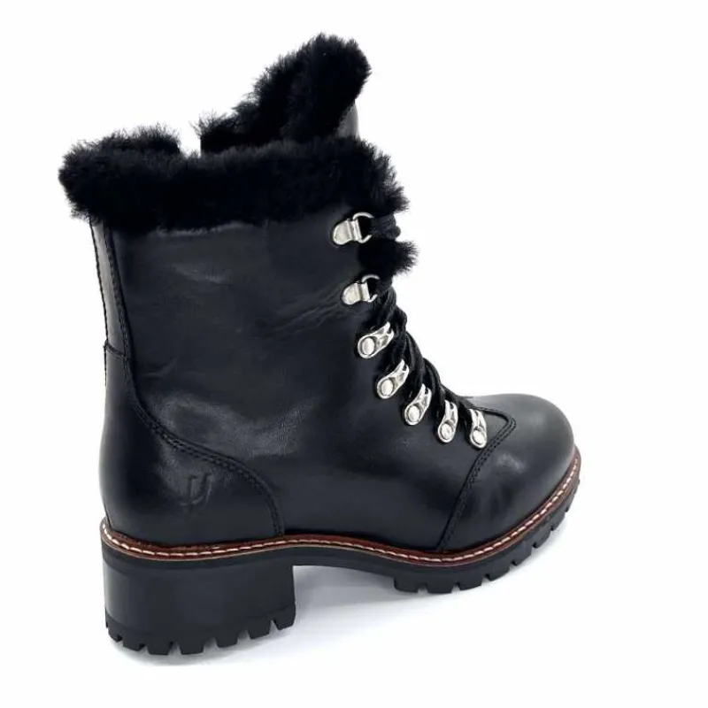 Fourrées|Bottines<gemilli sarl - hooper Bottines Fourrées Hooper Shoes Albe Cuir Noir