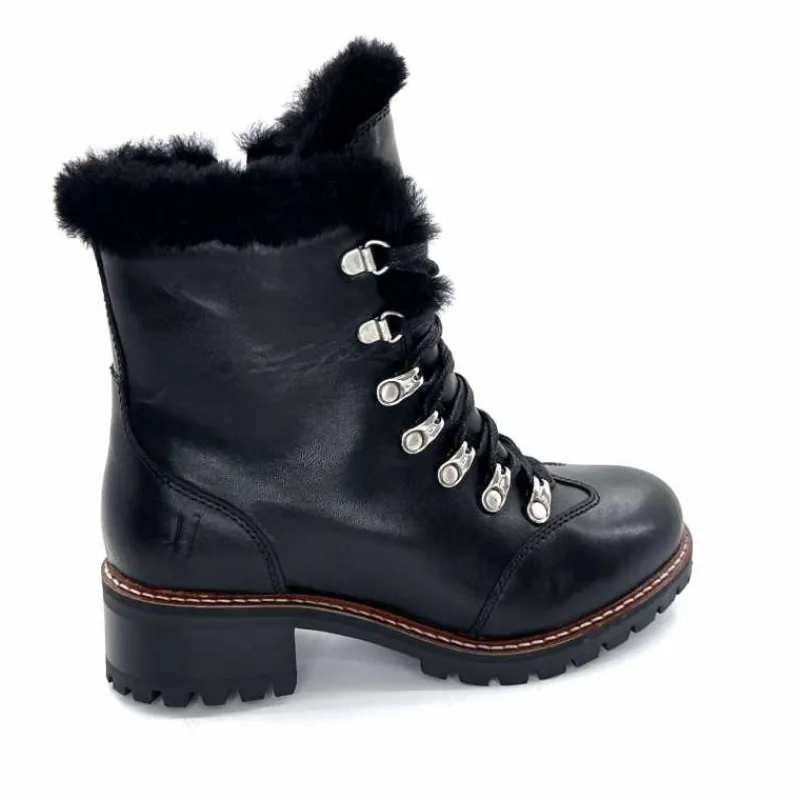 Fourrées|Bottines<gemilli sarl - hooper Bottines Fourrées Hooper Shoes Albe Cuir Noir
