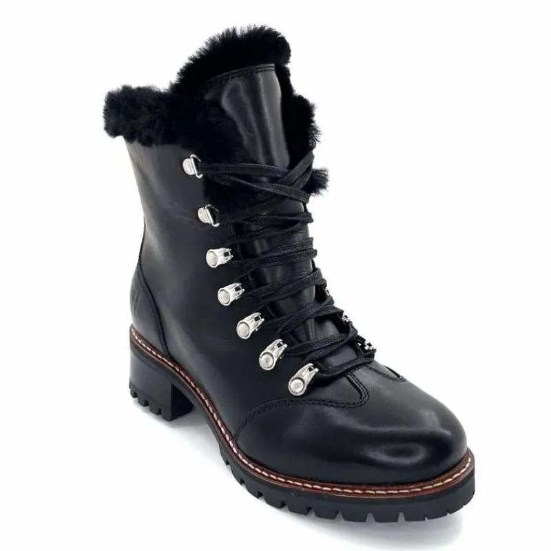 Fourrées|Bottines<gemilli sarl - hooper Bottines Fourrées Hooper Shoes Albe Cuir Noir