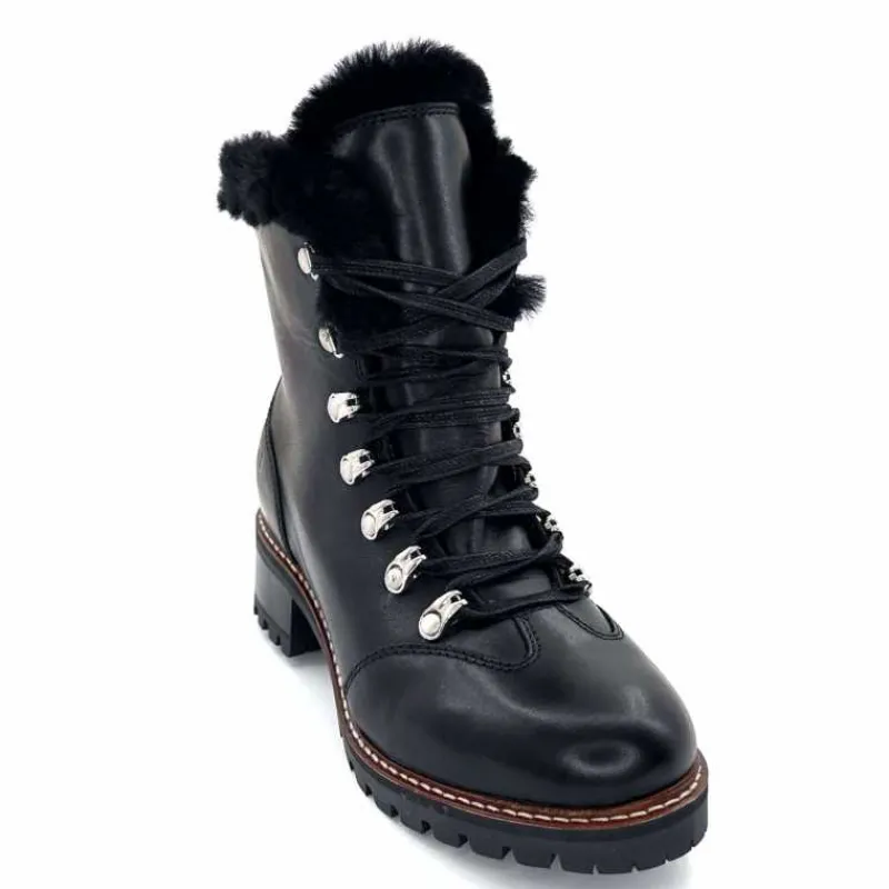 Fourrées|Bottines<gemilli sarl - hooper Bottines Fourrées Hooper Shoes Albe Cuir Noir