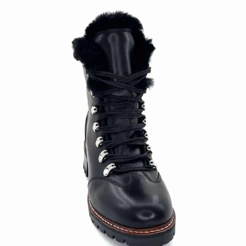 Fourrées|Bottines<gemilli sarl - hooper Bottines Fourrées Hooper Shoes Albe Cuir Noir