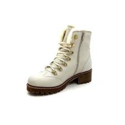 Neige|Fourrure<gemilli sarl - hooper Bottines Fourrées Hooper Shoes Albe Cuir Panna Crème