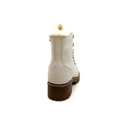 Neige|Fourrure<gemilli sarl - hooper Bottines Fourrées Hooper Shoes Albe Cuir Panna Crème