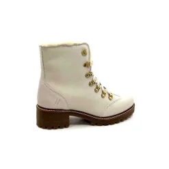 Neige|Fourrure<gemilli sarl - hooper Bottines Fourrées Hooper Shoes Albe Cuir Panna Crème