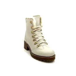 Neige|Fourrure<gemilli sarl - hooper Bottines Fourrées Hooper Shoes Albe Cuir Panna Crème