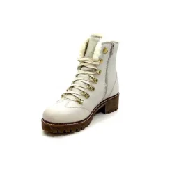 Neige|Fourrure<gemilli sarl - hooper Bottines Fourrées Hooper Shoes Albe Cuir Panna Crème