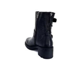 Fourrure|Fourrées<Ivoire-354 Bottines Fourrées Ivoire 109332 Cuir Noir