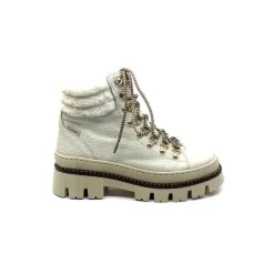 Neige|Montagne<Elena Bottines Fourrées Mouton 42953 Cuir Crème Blanc