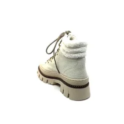 Neige|Montagne<Elena Bottines Fourrées Mouton 42953 Cuir Crème Blanc