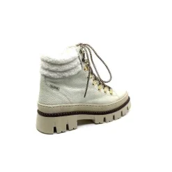 Neige|Montagne<Elena Bottines Fourrées Mouton 42953 Cuir Crème Blanc