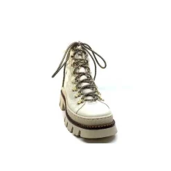 Neige|Montagne<Elena Bottines Fourrées Mouton 42953 Cuir Crème Blanc