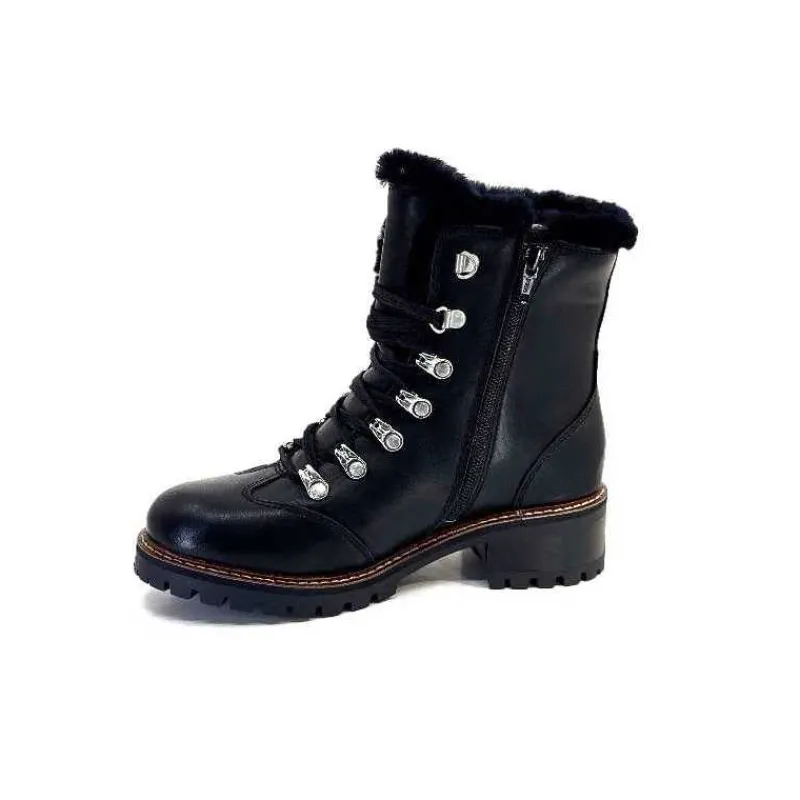 Fourrure|Fourrées<gemilli sarl - hooper Bottines Fourrées Mouton Hooper Shoes Albe Cuir Noir