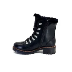 Fourrure|Fourrées<gemilli sarl - hooper Bottines Fourrées Mouton Hooper Shoes Albe Cuir Noir