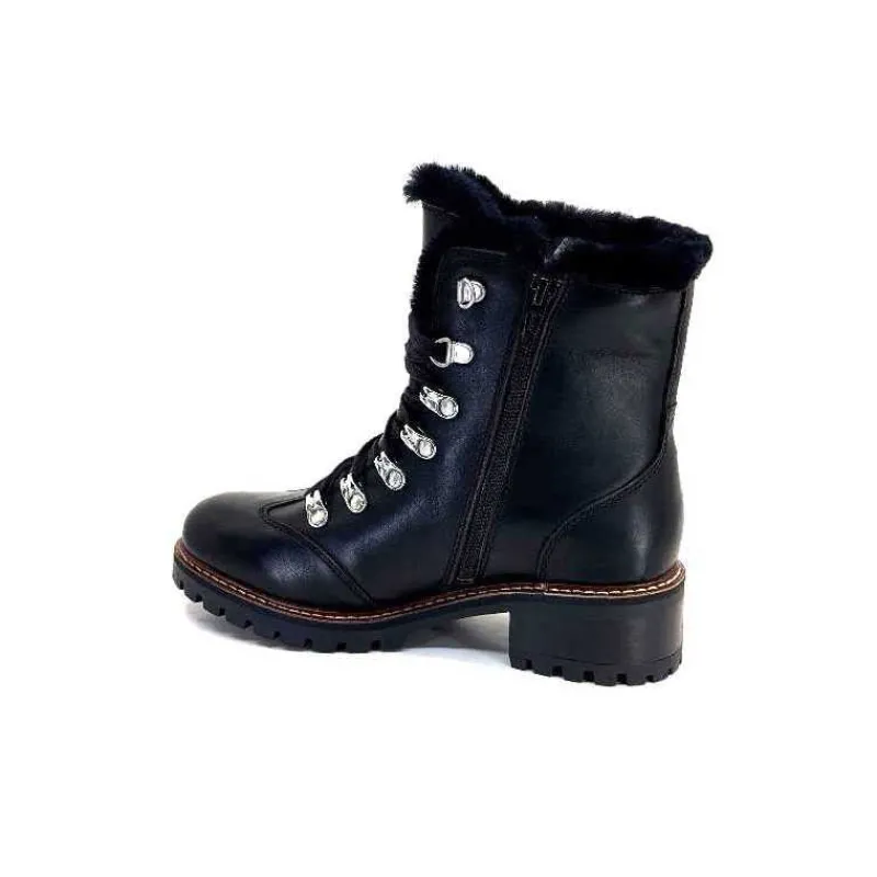 Fourrure|Fourrées<gemilli sarl - hooper Bottines Fourrées Mouton Hooper Shoes Albe Cuir Noir