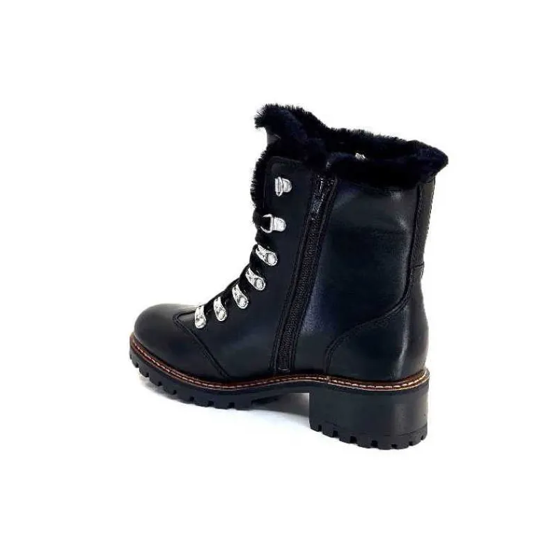 Fourrure|Fourrées<gemilli sarl - hooper Bottines Fourrées Mouton Hooper Shoes Albe Cuir Noir