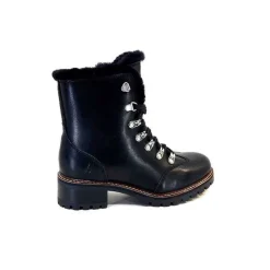 Fourrure|Fourrées<gemilli sarl - hooper Bottines Fourrées Mouton Hooper Shoes Albe Cuir Noir