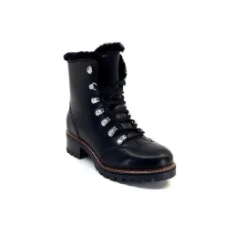 Fourrure|Fourrées<gemilli sarl - hooper Bottines Fourrées Mouton Hooper Shoes Albe Cuir Noir